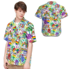 LGBT Hawaiian Shirt Love Is Love Heartbeat Rainbow Smoke Hawaiian Aloha Shirt