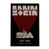 Rammstein Copenhagen July 5 2024 Valbyparken Denmark Event Poster