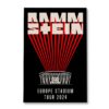 Rammstein Europe Stadium Tour 2024 Poster 1