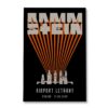 Rammstein Reggio Emilia July 21 2024 RCF Arena Italy Event Poster